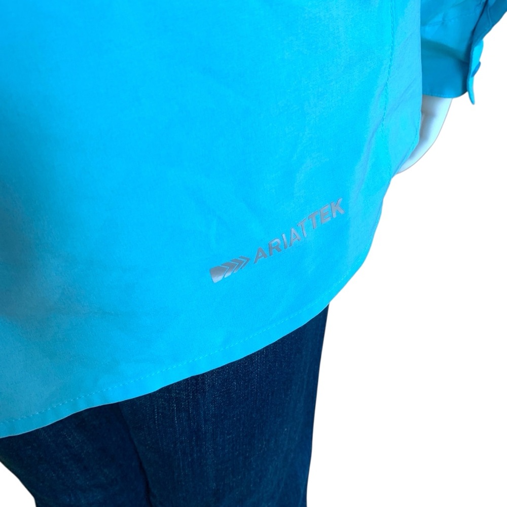 Ariat VentTEK Turquoise Performance Shirt M - Picture 7 of 9